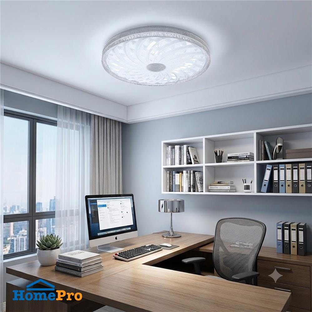 ไฟเพดาน LED LUMAX 03-A2292 19 นิ้ว 48 วัตต์ DAYLIGHT/COOL WHITE/WARM WHITE สีขาว