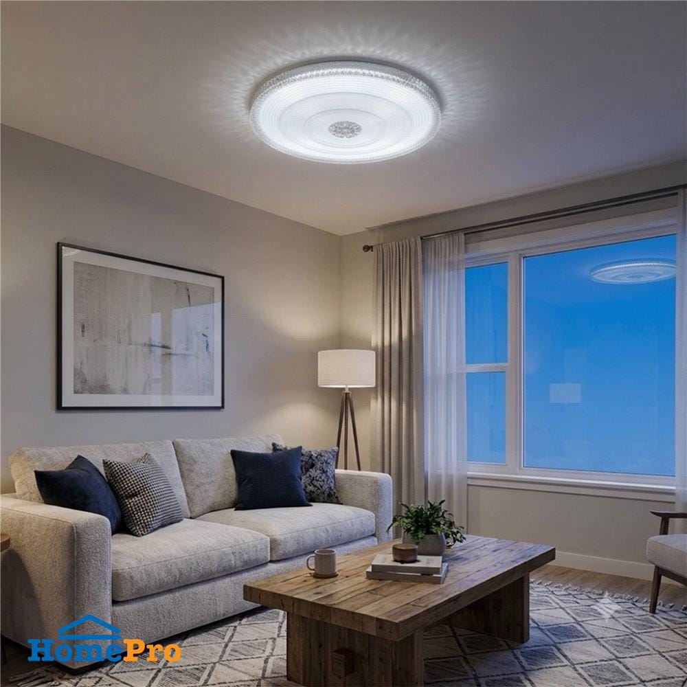 ไฟเพดาน LED LUMAX 03-A2294 19 นิ้ว 48 วัตต์ DAYLIGHT/COOL WHITE/WARM WHITE สีขาว