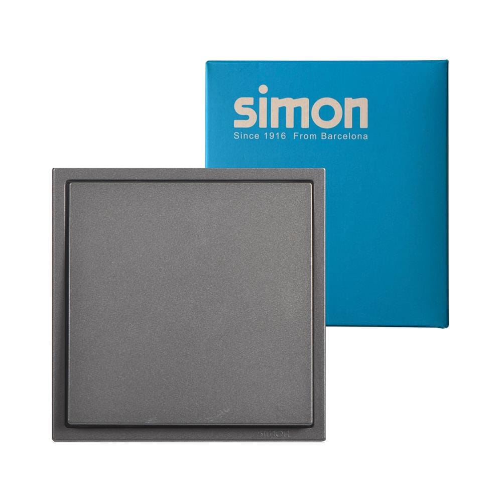 ชุดสวิตช์ 2 ทาง 1 ช่อง SIMON SIMi7-012-GR สีเทาหม่น