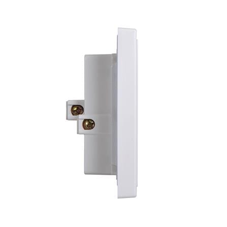 ชุดเต้ารับคู่ 3 ขา 2 ช่อง SIMON SIMi7-102L-WH สีขาว_1