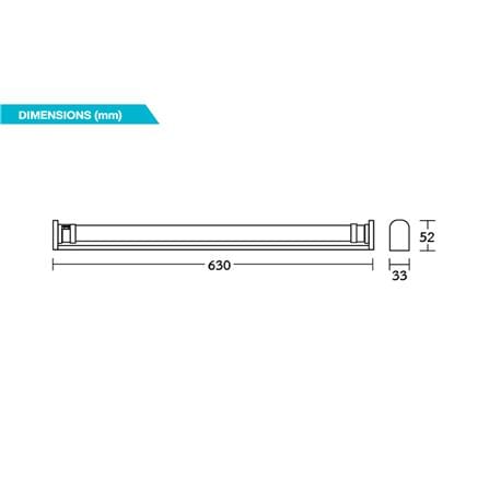 ชุดรางนีออน LED BEC T8 LUGA PRO 9 วัตต์ DAYLIGHT_6