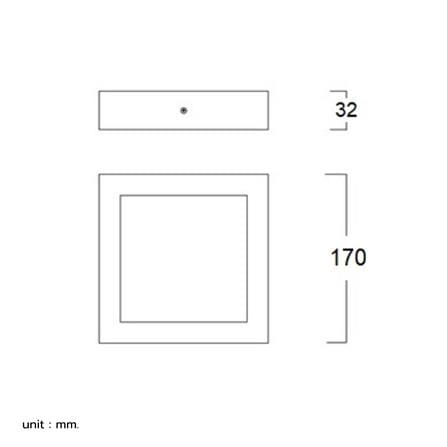 ดาวน์ไลท์ LED LUMAX 03-A2224 7 นิ้ว 12 วัตต์ WARM WHITE สีดำ_8