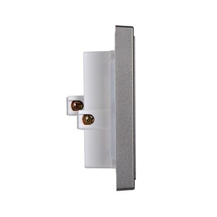 ชุดเต้ารับคู่ 3 ขา พร้อม USB-A และ TYPE-C SIMON SIMi7-102LUSBC-GR สีเทาหม่น_1