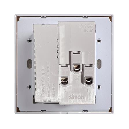 ชุดเต้ารับคู่ 3 ขา พร้อม USB-A และ TYPE-C SIMON SIMi7-102LUSBC-GR สีเทาหม่น_2