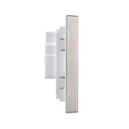 ชุดเต้ารับเดี่ยว 3 ขา 1 ช่อง SIMON SIMi7-10L-G สีแชมเปญ_1
