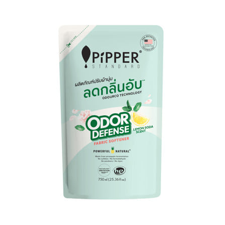 น้ำยาปรับผ้านุ่มลดกลิ่นอับ PIPPER 750 มล. เลมอน โซดา_0