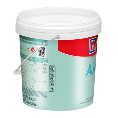 สีน้ำทาภายใน  ชนิดด้าน NIPPON PAINT AIR CARE BASE A สีขาว 2.5 แกลลอน_2