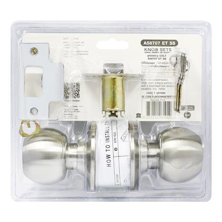 ลูกบิดประตู หัวกลม COLT FLA03CNA58707ETSS สีสเตนเลส_4