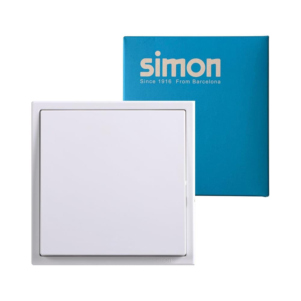 ชุดสวิตช์ทางเดียว 1 ช่อง SIMON SIMi7-011-WH สีขาว