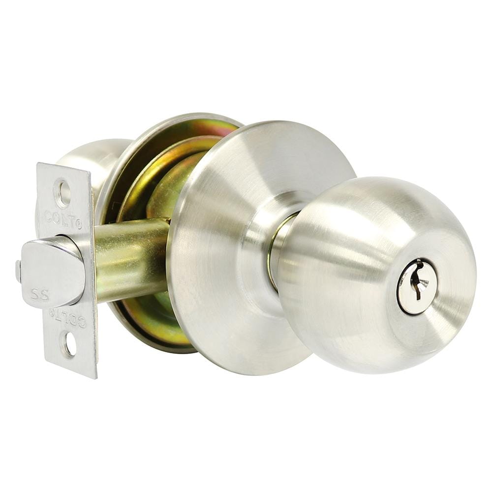 ลูกบิดประตู หัวกลม COLT FLA01CN9737ETSS01 สีสเตนเลส