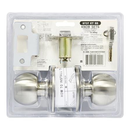 ลูกบิดประตู หัวกลม COLT FLA01CN9737ETSS01 สีสเตนเลส_4