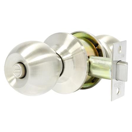 ลูกบิดประตูห้องน้ำ หัวกลม COLT FLA03CNA58702BKSS ส...