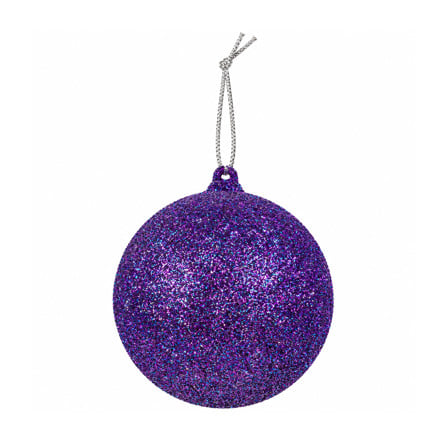 ชุดลูกบอลตกแต่งฮาโลวีน SIAMXMAS 8 ซม. สีม่วง (แพ็ก 2 ชิ้น)_0