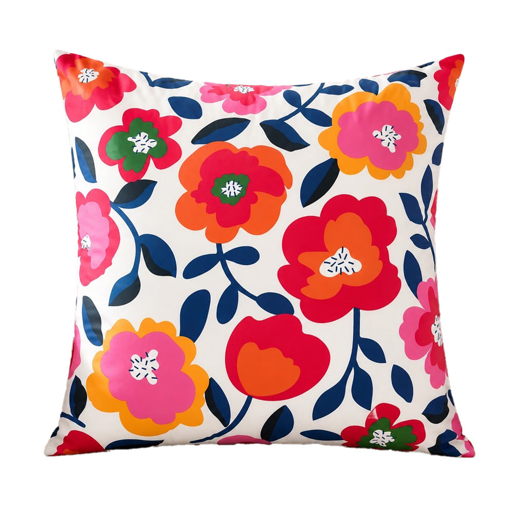 หมอนอิง SYNDEX  FLOWER  29x29 นิ้ว สีส้ม