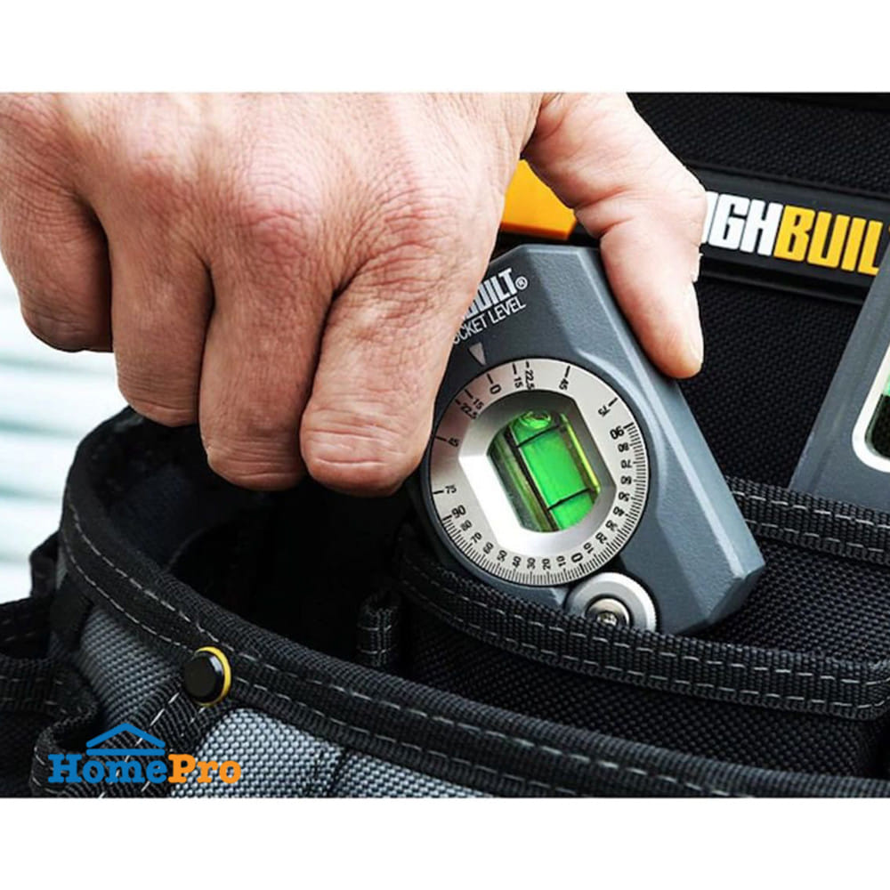 ระดับน้ำพกพาแบบตั้งองศาได้ TOUGHBUILT TB-H2-L-4R