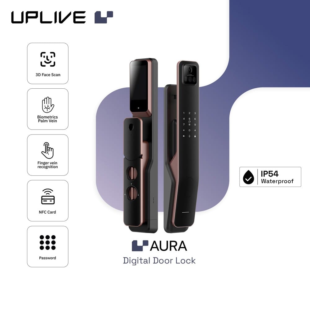 กลอนดิจิตอล UPLIVE AURA (717) สีโรสโกลด์