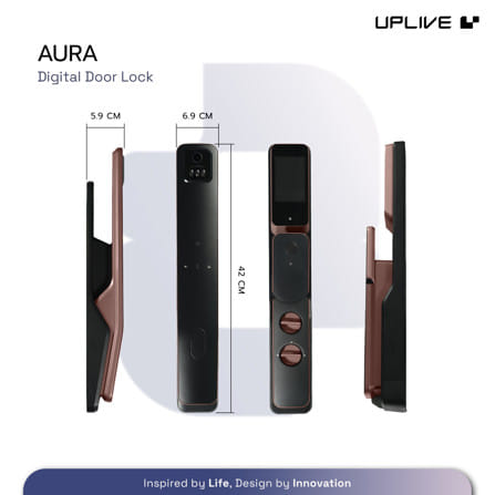 กลอนดิจิตอล UPLIVE AURA (717) สีโรสโกลด์_5
