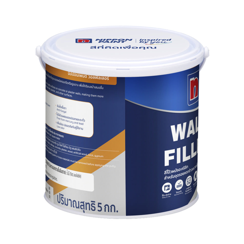 สีโป๊วปูน NIPPON PAINT VINILEX 1 แกลลอน