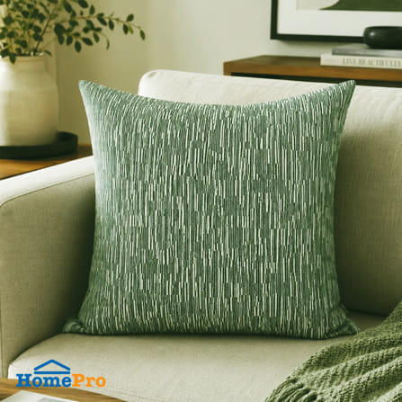 หมอนอิง HOME LIVING STYLE DELUXE 18x18 นิ้ว สีเขียว_3