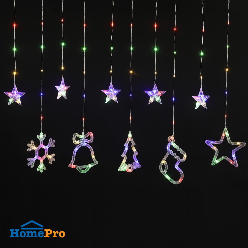 ไฟม่านตกแต่งดาว-คริสต์มาส LED SNAZZ 3 เมตร RGB