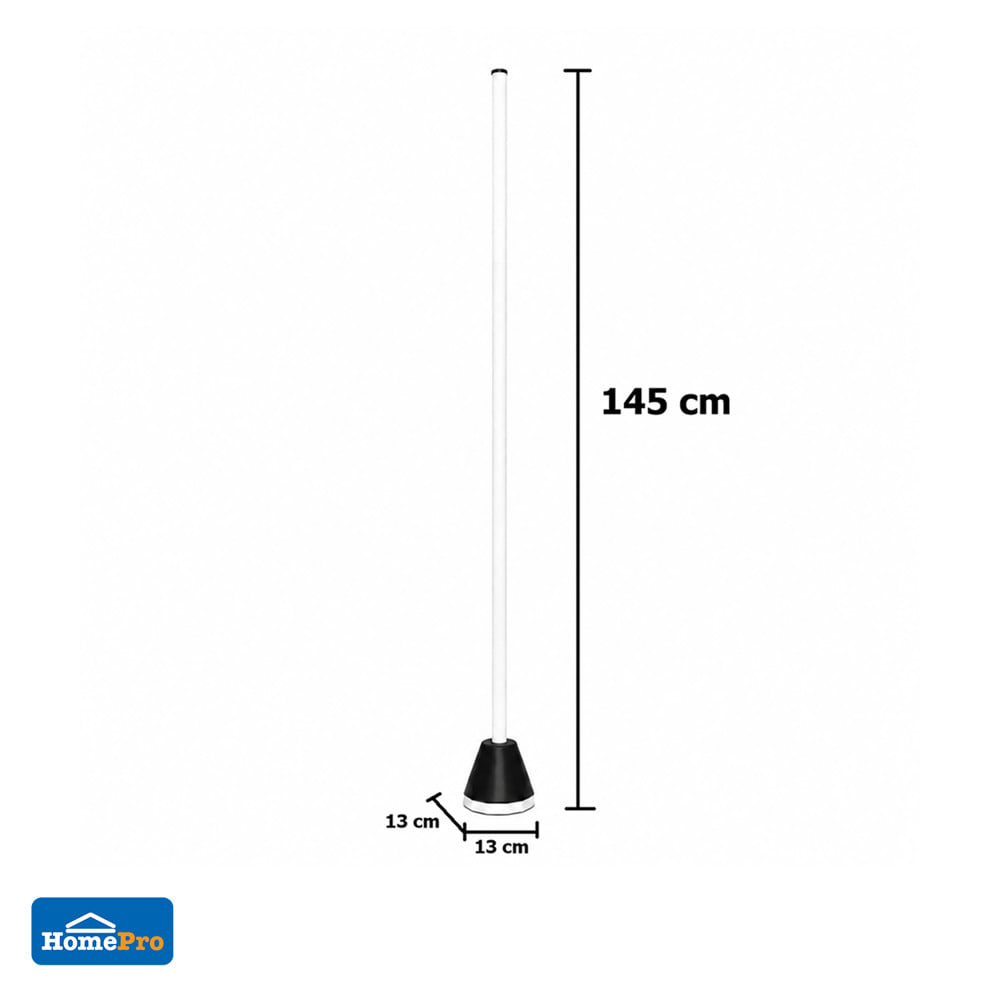 ไฟตั้งพื้น LED RGB 24 วัตต์ สีขาว/ดำ 1 หัว