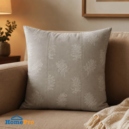 หมอนอิง HOME LIVING STYLE CHAREE 18x18 นิ้ว สีครีม_3