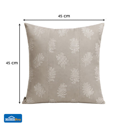 หมอนอิง HOME LIVING STYLE CHAREE 18x18 นิ้ว สีครีม_5