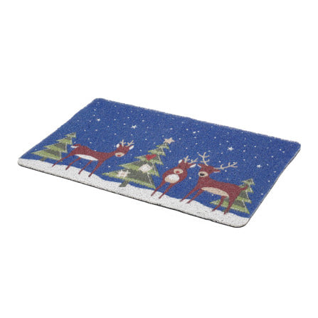 พรมเช็ดเท้าดักฝุ่น SNAZZ  DEER 45x75 ซม. สีน้ำเงิน_3