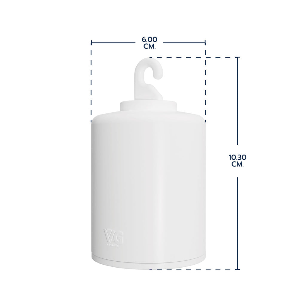 โซ่น้ำลงไวนิล VG ฟลอรอล 3 เมตร สีขาว