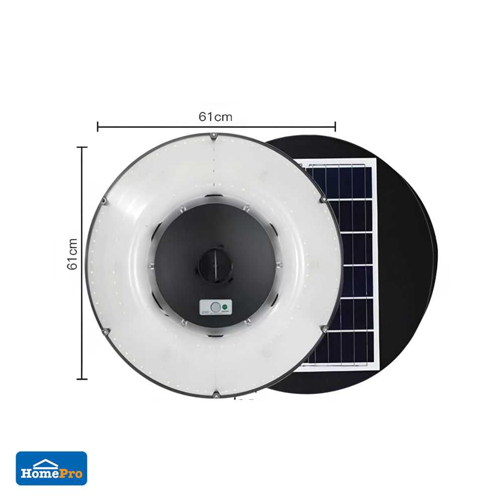 ไฟสนาม SOLAR CARINI AURA 2000 วัตต์ DAYLIGHT สีดำ