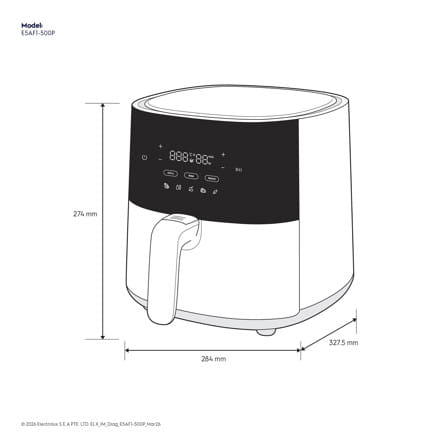 หม้อทอด ELECTROLUX E5AF1-500P 3.3 ลิตร_8