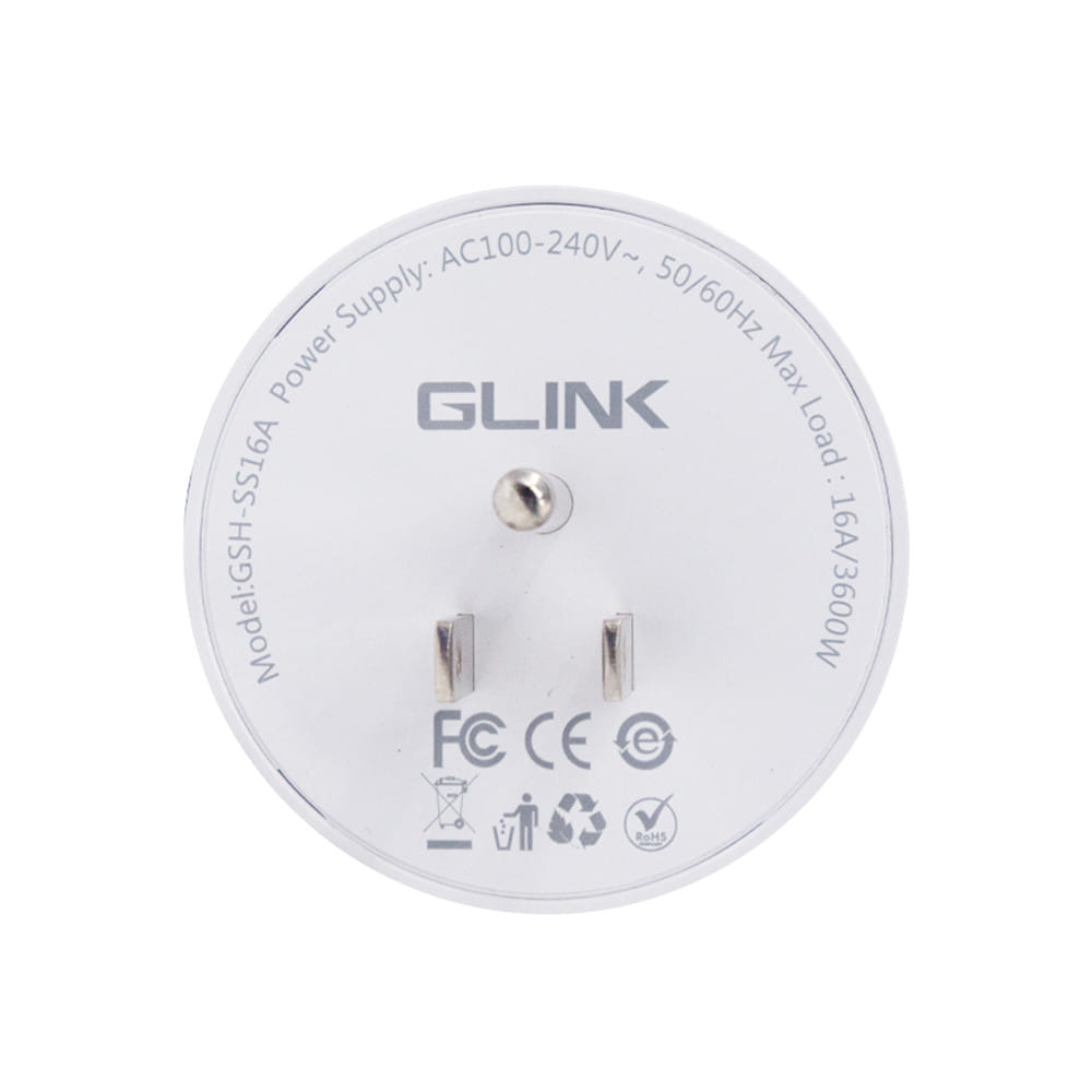 สมาร์ทปลั๊ก GLINK WIFI  GSH-SS16A  สีขาว