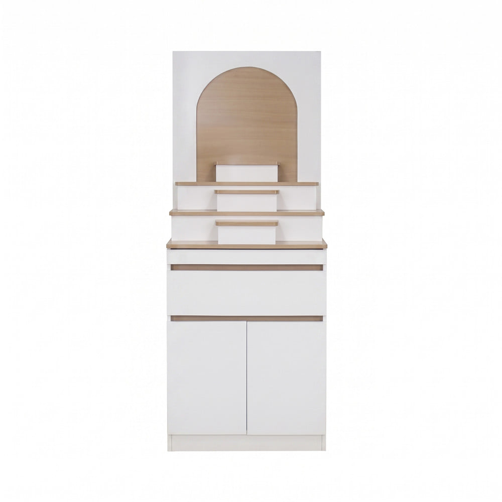 ตู้พระ FURDINI SATHI 60 ซม. สี NATURAL OAK/ขาว