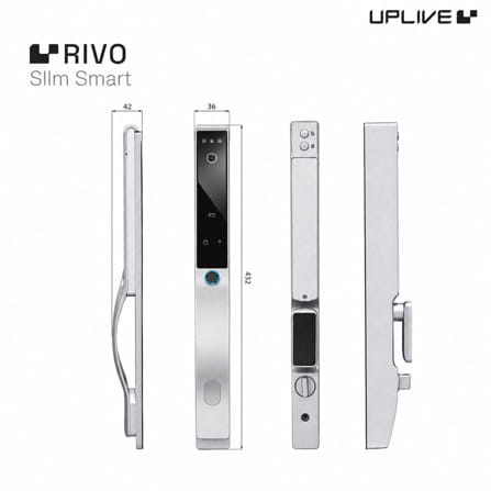 กลอนดิจิตอล UPLIVE J1 RIVO สีเงิน_3