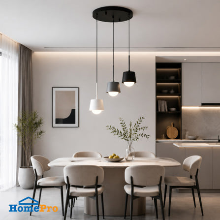 ไฟช่อ LED CARINI MD P251206 8 วัตต์ DAYLIGHT/COOL WHITE/WARM WHITE สีขาว/เทา/ดำ 3 หัว_2