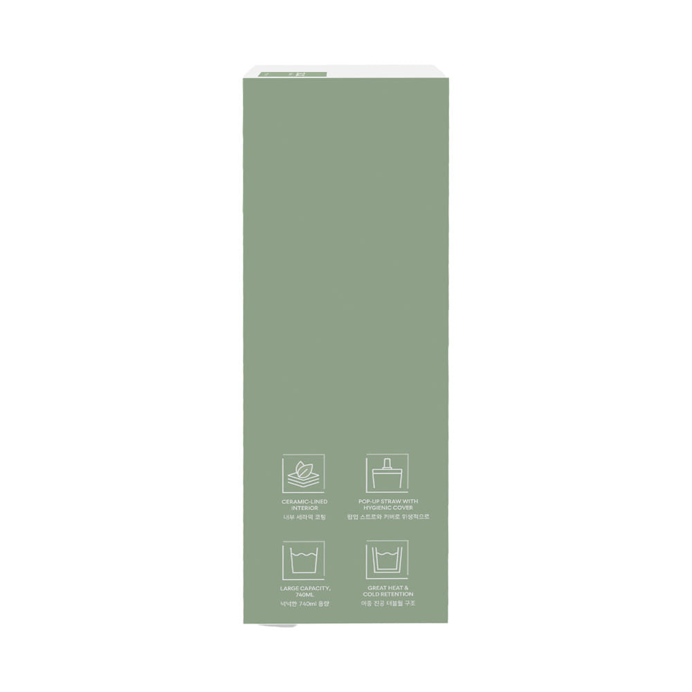 กระติกสุญญากาศ 0.74 ลิตร LOCKNLOCK LNL4156 สีเขียว