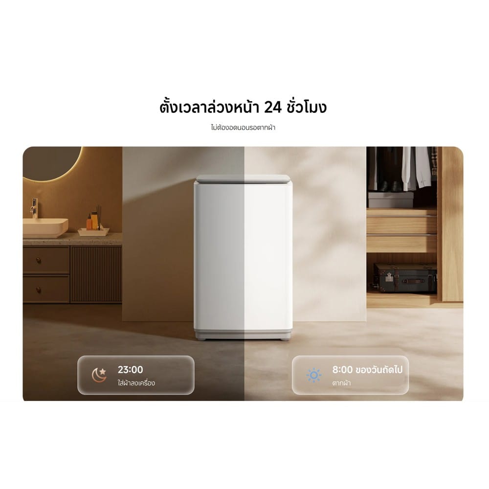 เครื่องซักผ้าฝาบน XIAOMI TW130MJA08TH 13 กก. อินเวอร์เตอร์ สีขาว