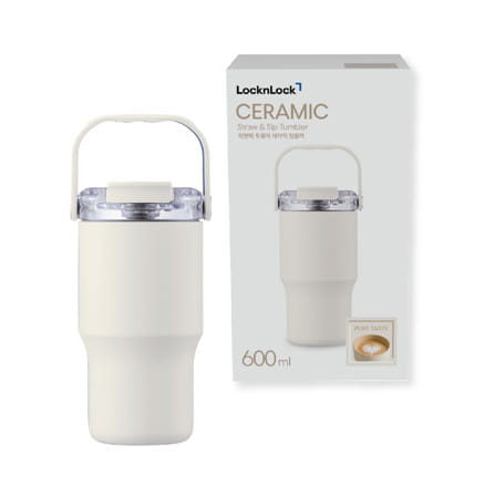 กระติกสุญญากาศ 0.6 ลิตร LOCKNLOCK LNL4430 สีครีม_1