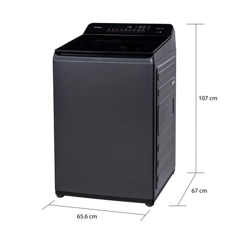 เครื่องซักผ้าฝาบน TOSHIBA AW-T26D2000QT(MG) 19 กก. อินเวอร์เตอร์ สีเทาเข้ม_6