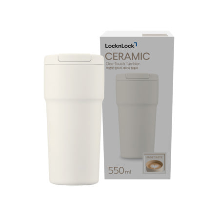 กระติกสุญญากาศ 0.55 ลิตร LOCKNLOCK LNL4130 สีครีม_1