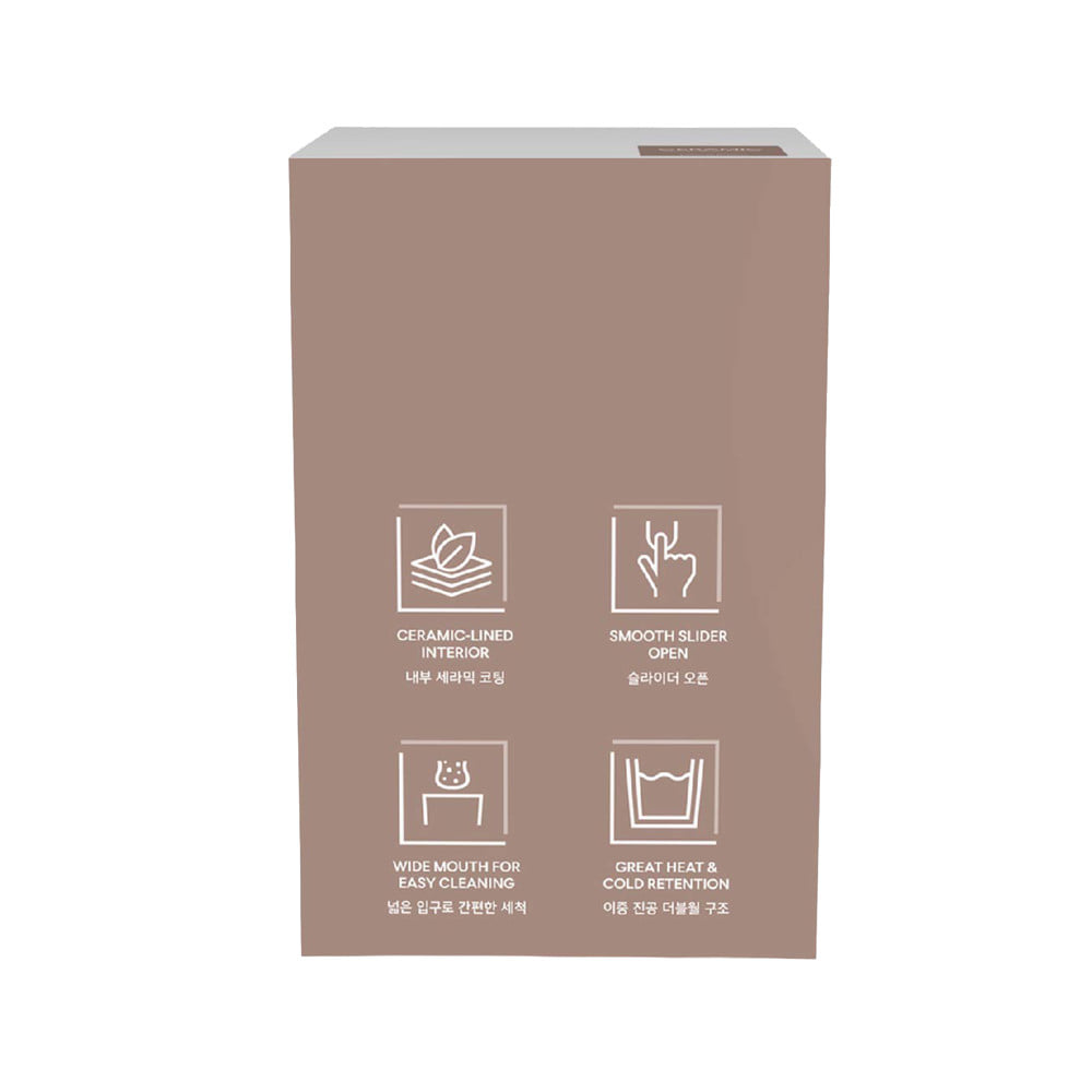 กระติกสุญญากาศ 0.38 ลิตร LOCKNLOCK LNL4170 สีน้ำตาล