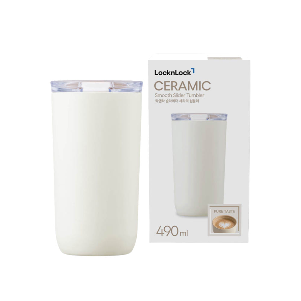 กระติกสุญญากาศ 0.49 ลิตร LOCKNLOCK LNL4166 สีครีม