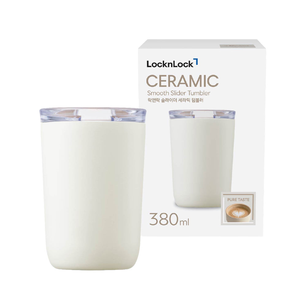 กระติกสุญญากาศ 0.38 ลิตร LOCKNLOCK LNL4170 สีครีม