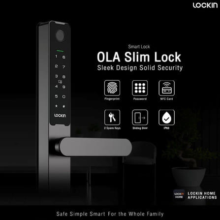 กลอนดิจิตอล LOCKIN OLA SLIM LOCK_1