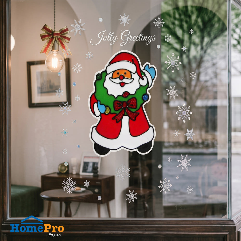 สติ๊กเกอร์ DIY SNAZZ   SANTA  BOW 13x18 ซม.