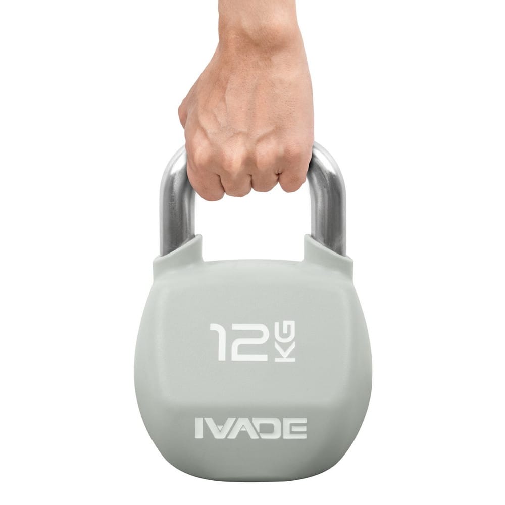 เคตเทิลเบล  IVADE HRX PRO URETHANE 12 กก. สีเทา