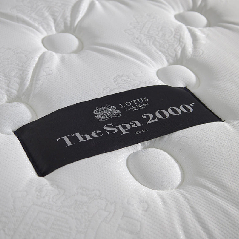 ที่นอนสปริง 3.5 ฟุต LOTUS THE SPA 2000 (พร้อมหมอนหนุน 1 ใบ)
