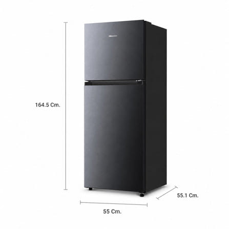 ตู้เย็น 2 ประตู HISENSE RT251N3ES 9 คิว สีดำ_6