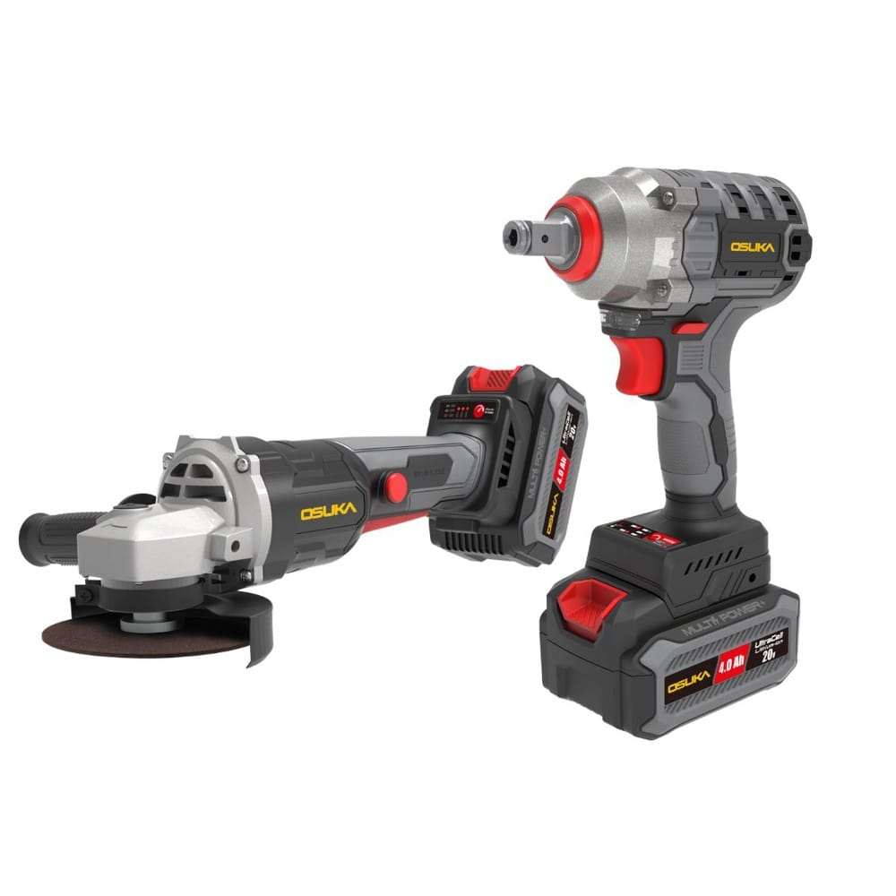 ชุดบล็อกกระแทกและเครื่องเจียรไร้สาย OSUKA OCK159-M2 20 โวลต์