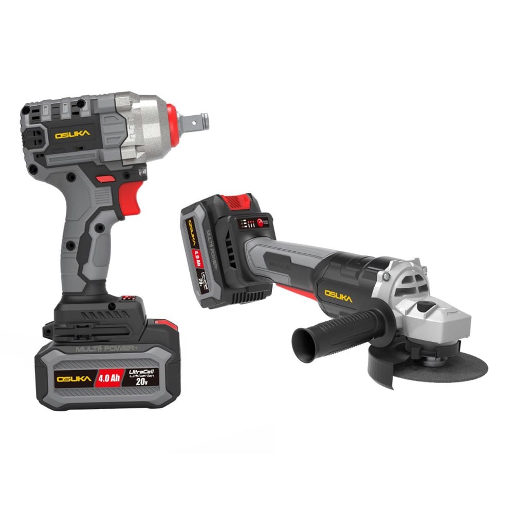 ชุดบล็อกกระแทกและเครื่องเจียรไร้สาย OSUKA OCK159-M2 20 โวลต์